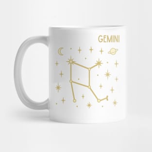 Gemini Constellation Star Sign Mug